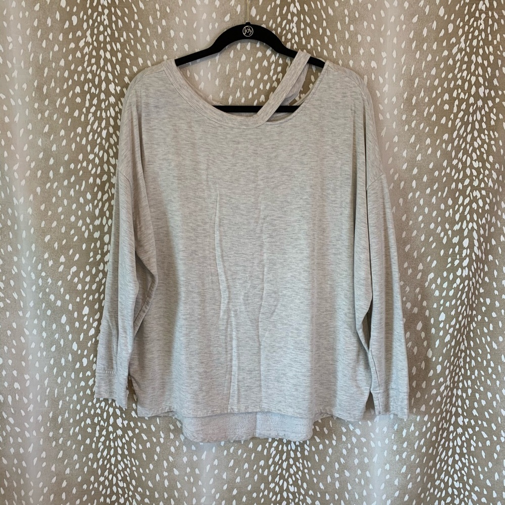 Express One Eleven Lounge Sweatshirt with Cut Out Collar Size Medium
